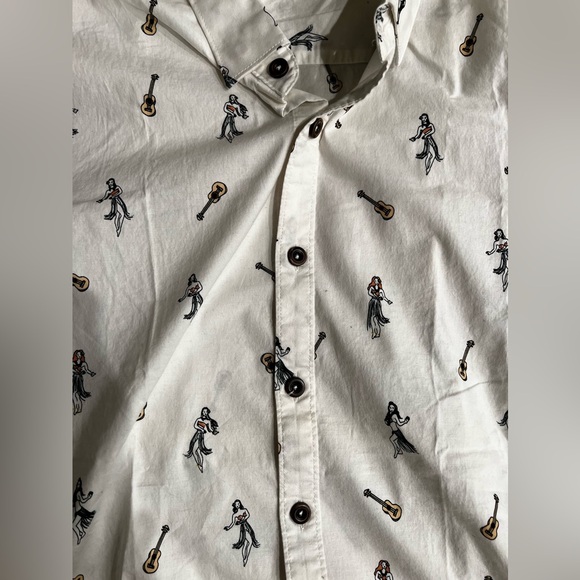 7 Diamonds Vintage Hawaiian Shirt - Medium - Picture 3 of 4